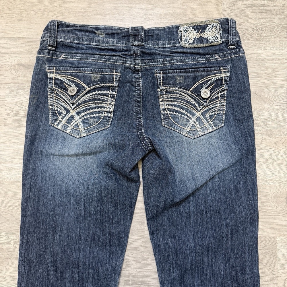 Hydraulic Metro Jeans Womens 11/12 Low Rise Boot Flare Y2K Cowgirl Denim
